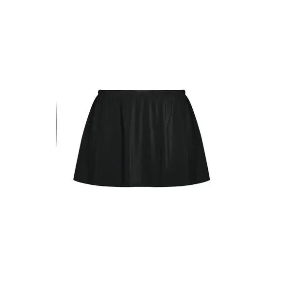 NWT Avenue Swim Skort Skirt Shorts Swim Bottoms Black Women's Plus Size 26W - Picture 3 of 13